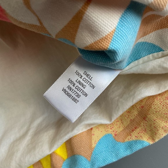 Tracy Feith x Target Floral Spring Colors Yellow Pink Blue Women’s Small - Picture 6 of 7